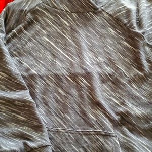 Pull over sweater with hood and kangaroo pocket